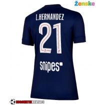 Ženske Nogometnih dresov Paris Saint-Germain Lucas Hernandez #21 Domači 2025-26 Kratki rokavi